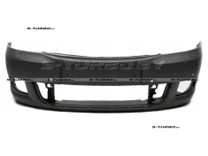 Бампер передний (черный) без отв. под омыватели, с отв. под парктроники