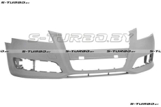 Бампер передний (грунтованный) без отв. под парктроники, без отв. под омыватели