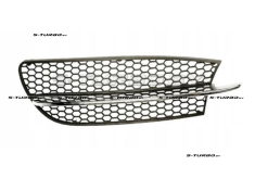 Решетка в бампер (левая) с хромом