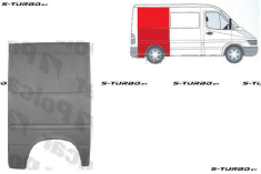 Крыло заднее (правое) короткая база, до крыши, заводской штамп
