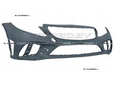 Бампер передний (грунтованный) без отв. под парктроники, для версии AMG