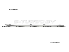 Молдинг заднего бампера (левый) хром, боковой, usa-type