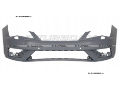 Бампер передний (грунтованный) с отв. под омыватели, с отв. под парктроники