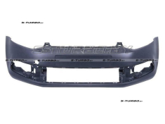 Бампер передний (грунтованный) без отв. под омыватели, без отв. под парктроники, euro-type
