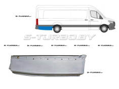 Крыло заднее (правое) задняя часть (после колеса) maxi длинная база, заводской штамп
