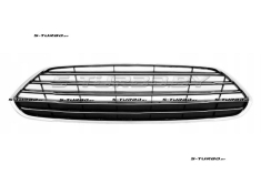 Решетка в бампер (центральная) верхняя, с хром. рамкой