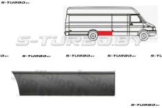 Крыло заднее (правое) нижняя часть, перед колесом, длинная база, заводской штамп
