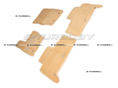 Коврики 3D модельные ворсовые в салон, бежевые