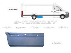 Крыло заднее (правое) передняя часть (до колеса) длинная / maxi длинная база, заводской штамп
