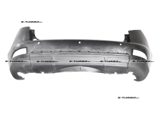 Бампер задний (черный) c отв. под парктроники