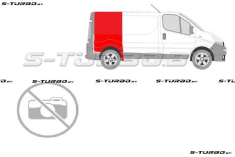Крыло заднее (правое) короткая база, до крыши, заводской штамп