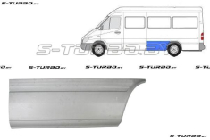 Крыло заднее (левое) передняя часть (до колеса) длинная база, заводской штамп