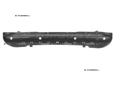 Бампер задний (черный) с отв. под парктроники, с отв. под крепление спойлера