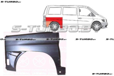 Крыло заднее (правое) 74 см, заводской штамп
