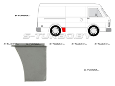 Крыло заднее (правое) передняя часть (до колеса) длина 28 см, высота 28 см, заводской штамп