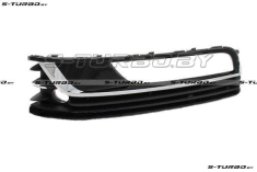 Решетка в бампер (левая) хром+черный молдинг, с отв. под датчик