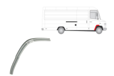 Арка передняя, задняя часть, под дверь (правая) заводской штамп