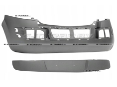 Бампер задний (грунтованный) с накладкой