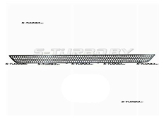 Решетка в бампер (центральная)