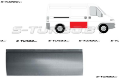 Дверь боковая сдвижная (правая) наружная часть, длинная / maxi длинная база, 52 см высота, 138 см длина, заводской штамп
