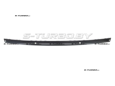 Накладка заднего бампера (черная) с отв. под парктроники, 2005-2007