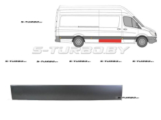 Дверь боковая сдвижная (правая) наружная часть, средняя / длинная / maxi длинная база, 25 см, ремкомлпект