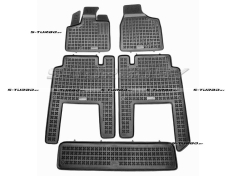Коврики модельные полиуретановые в салон (высокий борт), XL-7