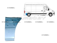 Крыло заднее (правое) задняя часть (за колесом) 48 см высота, заводской штамп