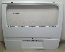 Дверь задняя (хлопушка) с вырезом под стекло, стеклопластик