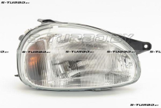 Передняя фара (правая) электрическая, рифленое стекло