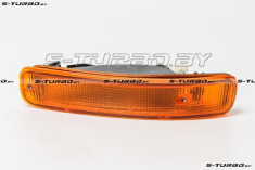 Указатель поворота в бампер (левый) желтый