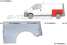 Крыло заднее (левое) длинная база, до стекла, заводской штамп
