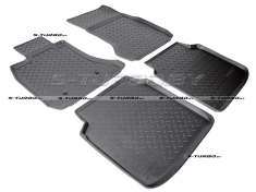 Коврики модельные полиуретановые в салон (высокий борт), long