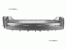 Бампер задний (грунтованный)