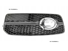 Решетка в бампер (левая) с отв. под противотуманку, с хромом, для версии s-line