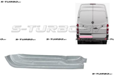 Дверь задняя (левая) распашная, внутренняя часть, заводской штамп