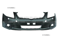 Бампер передний (черный) c отв. под омыватели