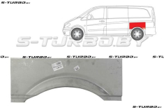 Арка задняя (левая) над колесом, заводской штамп