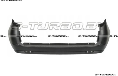 Бампер задний (черный) без отв. под парктроники, версия с 2-мя задними дверями