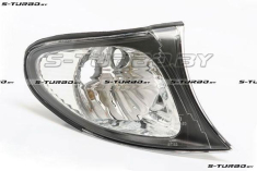 Указатель поворота (правый) белый, черный ободок