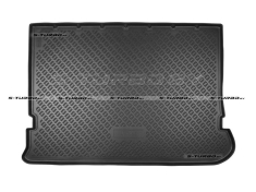 Коврик в багажник модельный полиуретановый, 7 мест, разложенный 3-й ряд