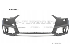 Бампер передний, с отв. под омыватели, с отв. под парктроники, для версии S-LINE