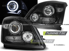 Передние фары ANGEL EYES BLACK