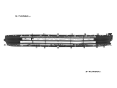Решетка в бампер (центральная) без отв. под противотуманки, 2000-2003