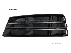 Решетка в бампер (левая) с хромом