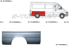 Крыло заднее (правое) средняя база, 66 см, заводской штамп