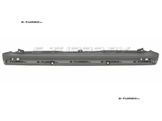 Бампер задний (темно-серый) с отв. под парктроники, центральная часть