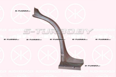 Арка задняя (правая) нижняя часть, заводской штамп
