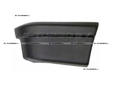 Бампер передний (черный) левая часть