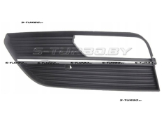 Решетка в бампер (левая) c отв. под противотуманку